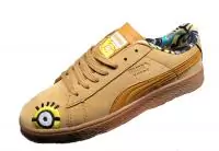 chaussures puma suede olympian minions suede yellow